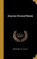 ASSYRIAN PERSONAL NAMES