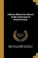 ADDRESS BEFORE THE ALUMNI OF T