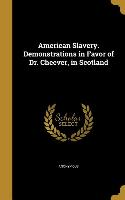 AMER SLAVERY DEMONSTRATIONS IN