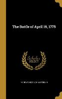BATTLE OF APRIL 19 1775