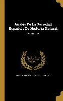 Anales De La Sociedad Española De Historia Natural, Volume t. 22