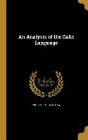 ANALYSIS OF THE GALIC LANGUAGE
