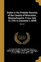 INDEX TO THE PROBATE RECORDS O