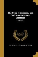SONG OF SOLOMON & THE LAMENTAT