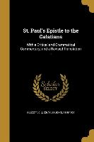 ST PAULS EPISTLE TO THE GALATI