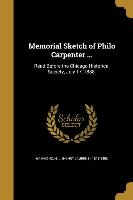 MEMORIAL SKETCH OF PHILO CARPE