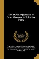 SUFISTIC QUATRAINS OF OMAR KHA