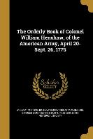 ORDERLY BK OF COLONEL WILLIAM