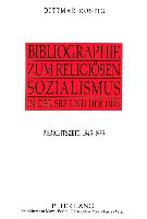 Bibliographie zum religiösen Sozialismus in der SBZ und der DDR