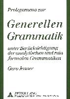 Prolegomena zur Generellen Grammatik