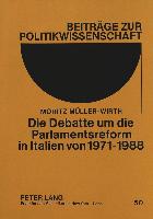 Die Debatte um die Parlamentsreform in Italien von 1971-1988