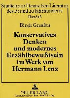 Konservatives Denken und modernes Erzählbewußtsein im Werk von Hermann Lenz