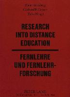 Research into Distance Education / Fernlehre und Fernlehrforschung