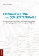 Crowdinvesting und Qualitätssignale