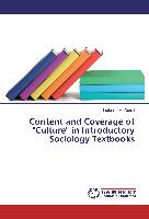 Content and Coverage of "Culture" in Introductory Sociology Textbooks