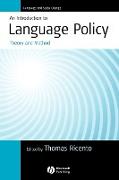 An Introduction to Language Policy