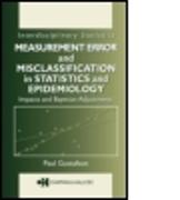 Measurement Error and Misclassification in Statistics and Epidemiology