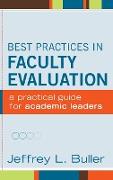 Best Practices in Faculty Eval