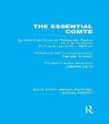 The Essential Comte (Rle Social Theory)