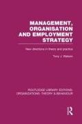 Management Organization and Employment Strategy (RLE