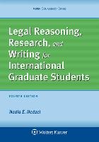 Legal Reasoning, Research, and Writing for International Graduate Students