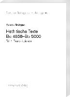 Hethitische Texte. Bo 4658-Bo 5000