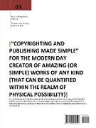 Copyrighting and Publishing Made Simple