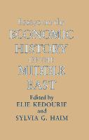 Essays on the Economic History of the Middle East