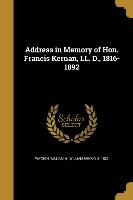 ADDRESS IN MEMORY OF HON FRANC