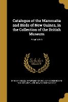 CATALOGUE OF THE MAMMALIA & BI