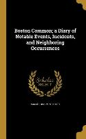 Boston Common, a Diary of Notable Events, Incidents, and Neighboring Occurrences