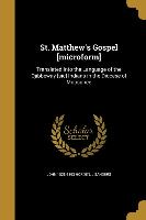 St. Matthew's Gospel [microform]