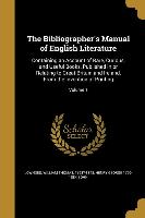 BIBLIOGRAPHERS MANUAL OF ENGLI