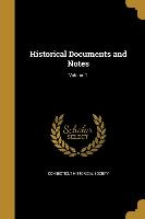 HISTORICAL DOCUMENTS & NOTES V