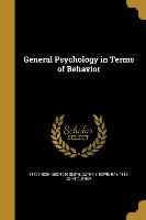 GENERAL PSYCHOLOGY IN TERMS OF