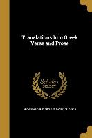 TRANSLATIONS INTO GREEK VERSE