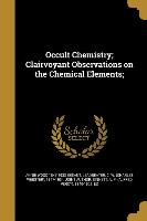 OCCULT CHEMISTRY CLAIRVOYANT O