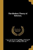 MODERN THEORY OF SOLUTION