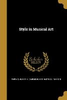STYLE IN MUSICAL ART