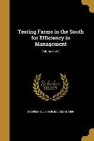 Testing Farms in the South for Efficiency in Management, Volume no.83