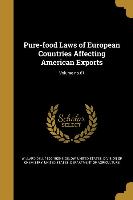 PURE-FOOD LAWS OF EUROPEAN COU