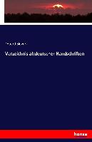 Verzeichnis altdeutscher Handschriften