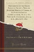 Proceedings of the Grand Lodge of Ancient, Free and Accepted Masons of Canada, at Its Seventh Annual Communication, Held at the Town of St. Catharines, July 9, A. L. 5862, A. D. 1862 (Classic Reprint)