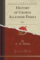 History of George Allender Family