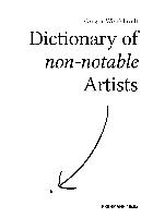 Dictionary of non-notable Artists