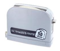 Der Tischgebete-Toaster - silbergrau
