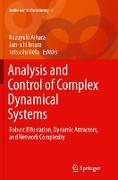 Analysis and Control of Complex Dynamical Systems