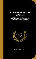 GER-UNFEHLBARKEIT DES PAPSTES