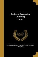 Amherst Graduates' Quarterly, Volume 3