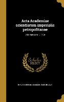 Acta Academiae scientiarum imperialis petropolitanae, Volumen pars 1, 1778